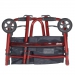 Andadera plegable portátil para viaje con ruedas