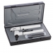 Otoscopio / Oftalmoscopio e-scope con iluminacion LED 3,7 V, blanco en estuche