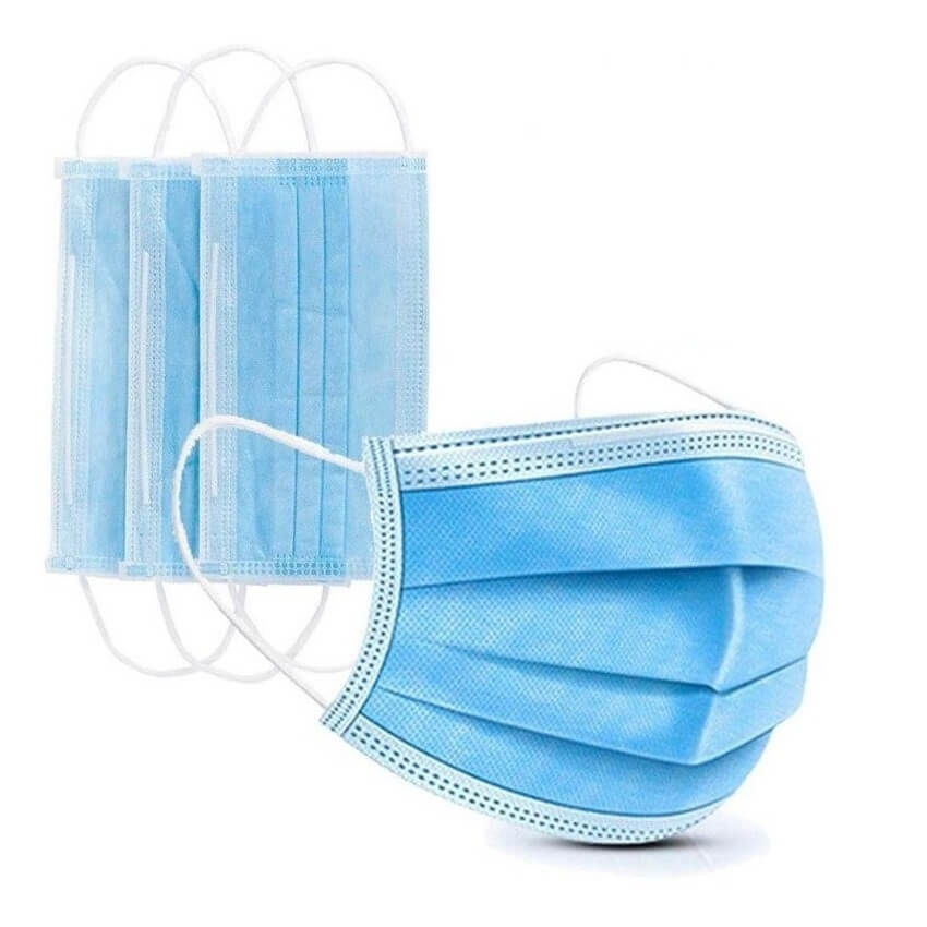 cubrebocas grado medico triple capa paquete con mil piezas