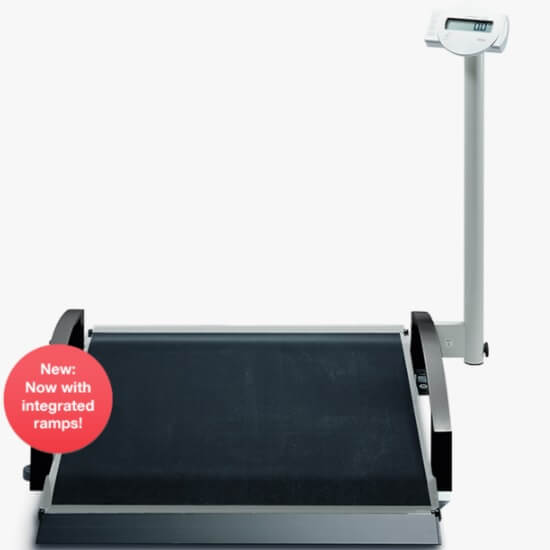 SECA - Bascula digital de plataforma 360kg div 100g tara auto-hold bmi