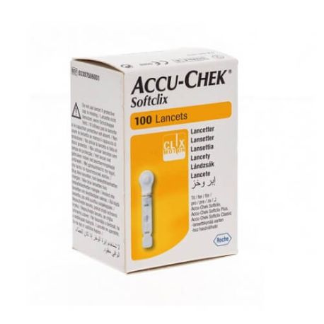 Lancetas Softclix para "accu-check" 100 piezas, ROC-FL3307506001