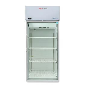 Refrigerador para laboratorio con puerta de cristal, 2 a 8 °C