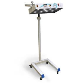 Lámpara de fototerapia integrada Vitalux con luz LED azul de pedestal