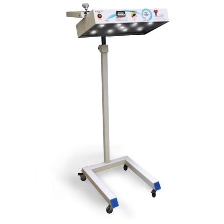 Lámpara de fototerapia integrada Vitalux con luz LED azul de pedestal, TEH-VITALUXLED-PED