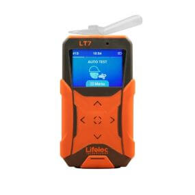 Alcoholímetro Lifeloc LT7i con batería recargable e impresora