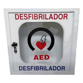 Gabinete para desfibrilador