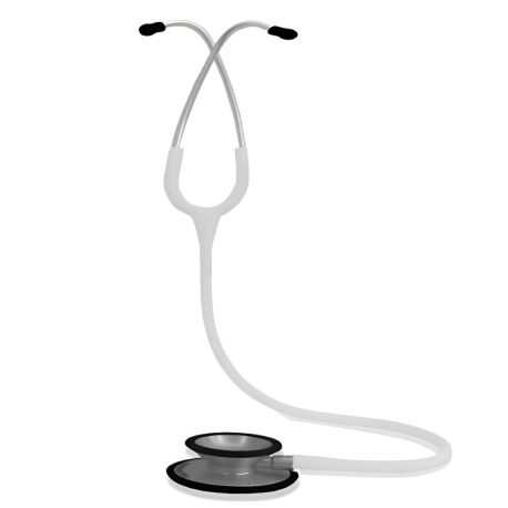 Estetoscopio duplex 2.0 de aluminio, color blanco, RIS-4200-02