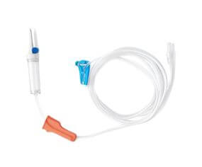 Set de infusión InfusoSafe, con puerto libre de aguja