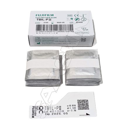 Laminillas Fuji Dri-chem Slide Tbil-p para concentración de bilirrubina caja con 24 unidades., FUJ-TBIL-P