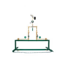 Manifol c/camb. 3 x 3 para oxigeno con línea de vida de gas oxigeno