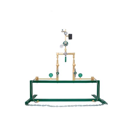 Manifol c/camb. 3 x 3 para oxigeno con línea de vida de gas oxigeno, ARD-983013