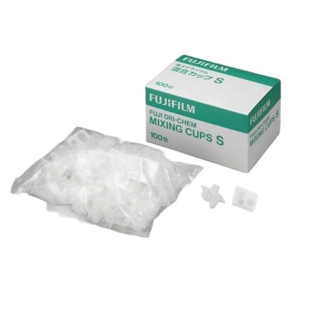 Fuji Dri-Chem copa de mezclado S. Caja con 100 piezas, FUJ-COPA-DE-MEZCLADO-S