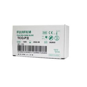 Pruebas bioquímicas - Química general para plasma / suero Fuji Dri-Chem Slide TCO2-P. Caja con 24 unidades