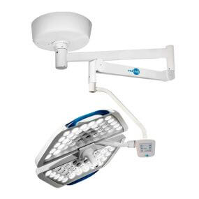 Lámpara de cirugía LED con 1 campana de techo con 180,000 luxes Low Ceiling PRZ-1-LOW