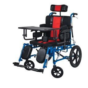 Silla de ruedas PC adulto especializada con sistema hidráulico