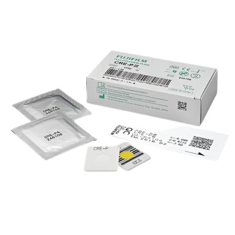 Laminillas Fuji Dri-Chem Slide CRE-P. Para la concentración de creatinina. Caja con 24 unidades, FUJ-CRE-P
