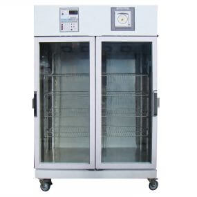 Refrigerador vertical de 35 pies para vacunas y biológicos de acero inox. con 2 puertas de cristal