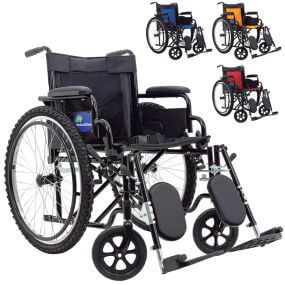 Silla de Ruedas Neumática Elevapiernas