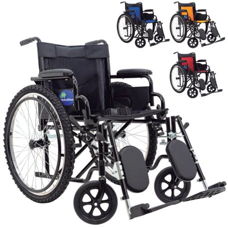 Silla de Ruedas Neumática Elevapiernas, MST-Z-OR257