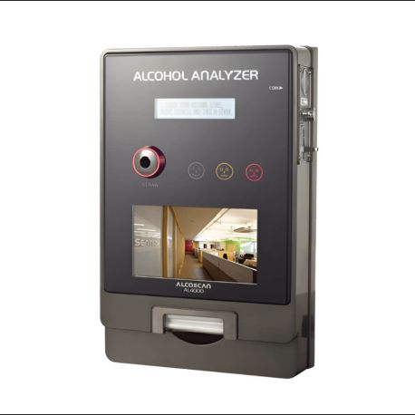 Alcoholímetro de pared AL4000-P con pantalla, SET-AL4000-P