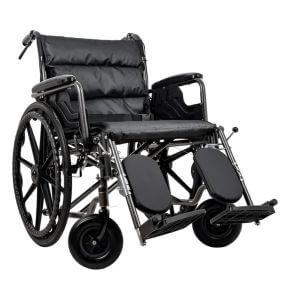Silla de ruedas bariátrica 20" con elevapiernas
