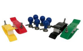 Set pinzas y electrodos de succión para ECG Schiller (adulto)