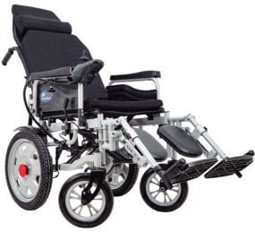 Silla de Ruedas Eléctrica Respaldo Reclinable