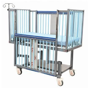 Cama pediátrica con sistema eléctrico de 3 posiciones (respaldo, rodillas y altura variable) P0022-B