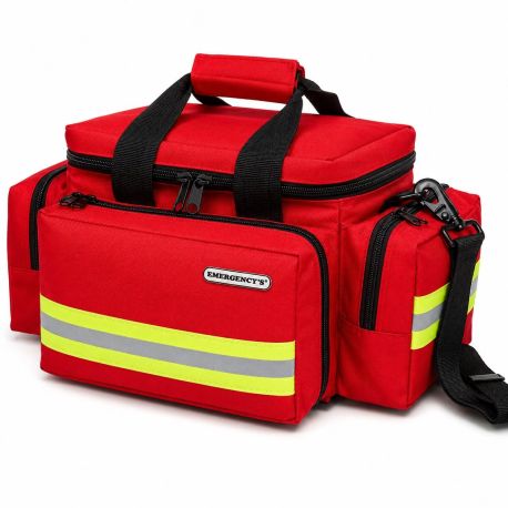 Bolsa ligera para emergencias con compartimentos organizadores y bandas reflectantes EMERGENCY'S, EB-EM13.001