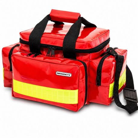Bolsa ligera para emergencias de lona vinílica PVC con compartimentos organizadores EMERGENCY'S, EB-EM13.021