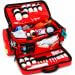 Bolsa de emergencias de mediana capacidad con compartimentos organizadores y material impermeable