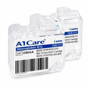 Cartucho de Prueba de HbA1C (Hemoglobina A1C) - Caja con 10 - i-Sens A1Care