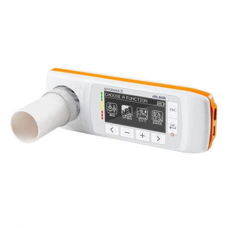 Espirómetro portátil Spirobank II Smart Ble con Bluetooth multiplataforma con oximetría, MIR-911028E0-O