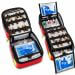 Ampulario isotérmico de gran capacidad para 128 ampolletas con interior acolchado modelo POULERBOX