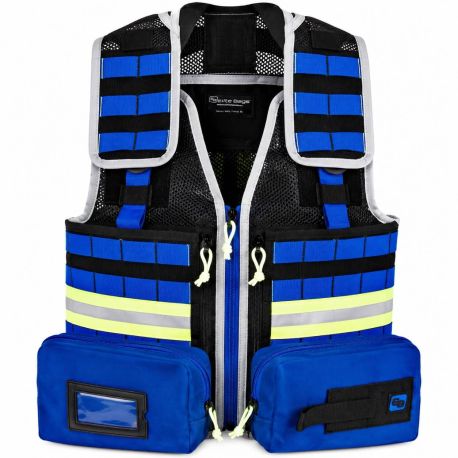 Chaleco para emergencias con sistema MOLLE y compartimentos modulares modelo E-VEST, EB-EB02.054