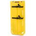 Camilla rígida espinal plegable de plástico color amarillo JSA-366