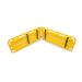 Camilla rígida espinal plegable de plástico color amarillo JSA-366
