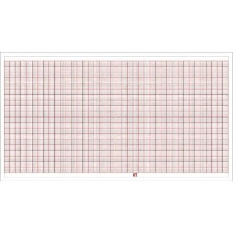 Papel para ECG graficado en rojo, rollo de 21.5 cm x 30 m, paquete con 10 rollos, NTX-1021503