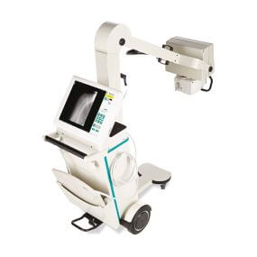 Unidad radiológica portátil BMI Jolly 30 Plus DR de 32 kW con detector digital plano inalámbrico