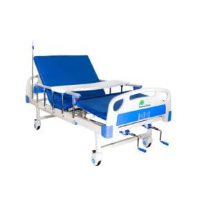Cama Hospitalaria Manual con Colchón Seccionado