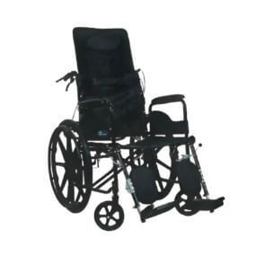 Silla de Ruedas Reclinable con Respaldo Hidráulico