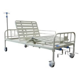 Cama hospitalaria básica con accesorios