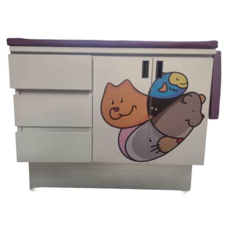 Mesa para exploración pediátrica con cenefa, clase GC, CIS-5500