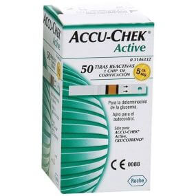 Tiras reactivas Accu-Check Active 50 piezas