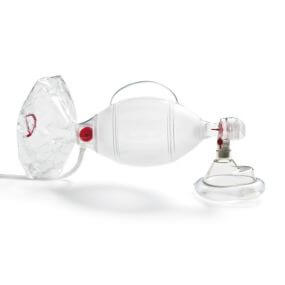 Resucitador AMBU SPUR II desechable pediátrico con reservorio y mascarilla