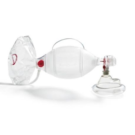 Resucitador SPUR II desechable neonatal con reservorio y mascarilla, AMB-335103000