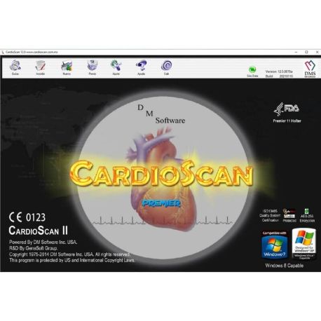 Holter Cardioscan 11 con Análisis de VFC FA QTyQTc SAECG VCG y Monitoreo de 3 o 6 Canales, DMS-DMCS11