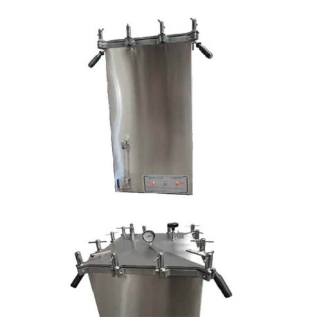 Autoclave vertical cuadrada para laboratorio automática 45x45x90 Mod. V45-AU , MOL-V45-AU