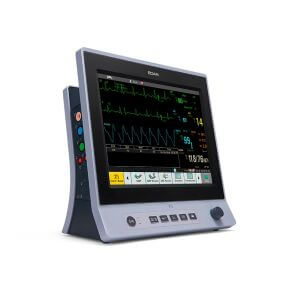 Monitor de signos vitales Edan X12 de 12.1" con pantalla táctil y monitoreo de 6 parámetros