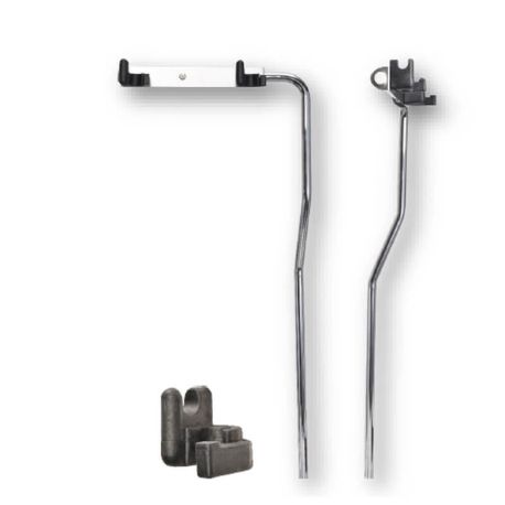 Soporte para endoscopios SPME con extensión y base para dos equipos, MOC-SPME